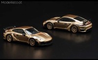 PR640042 Pop Race 1/64 Porsche 911 (992) Stinger GTR, gold