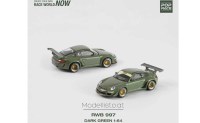 PR640063 Pop Race 1/64 Porsche 911 (997) RWB dark green