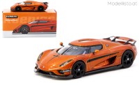 T64G-TL017-OR 1/64 Tarmac Works Koenigsegg Regera orange met/black stripes