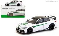 TC-T64G-TL031-MWG 1/64 Tarmac Alfa Romeo Giulia GTAm Lamley Group weiss/grün