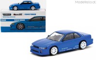 TC-T64G025BL 1/64 Tarmac Vertex Nissan Silvia S13 Toyo Tires, blue met.