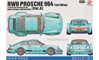 HD03-0600 1/24 Hobby Design RWB Porsche 964 (Tail Wing)