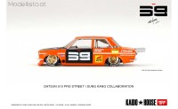 1/64 Kaido House (MiniGT) Datsun 510 Pro Street orange/schwarz (KHMG004)