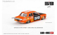 1/64 Kaido House (MiniGT) Datsun 510 Pro Street orange/schwarz (KHMG004)