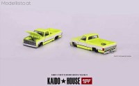 KHMG112 MiniGT 1980 Chevrolet Silverado Kaido House Works flo yellow V1