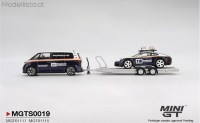 MGTS0019 MiniGT/Kaido House SET PORSCHE 911 DAKAR #718 + VOLKSWAGEN ID. BUZZ PORSCHE CENTRUM GELDERLAND ROUGHROADS 2025