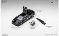 MT6413A2 Micro Turbo Lamborghini Diablo SV Piano Black