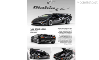 MT6413A2 Micro Turbo Lamborghini Diablo SV Piano Black
