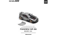 PR640235 Pop Race Toyota GR86 Pandem, silber